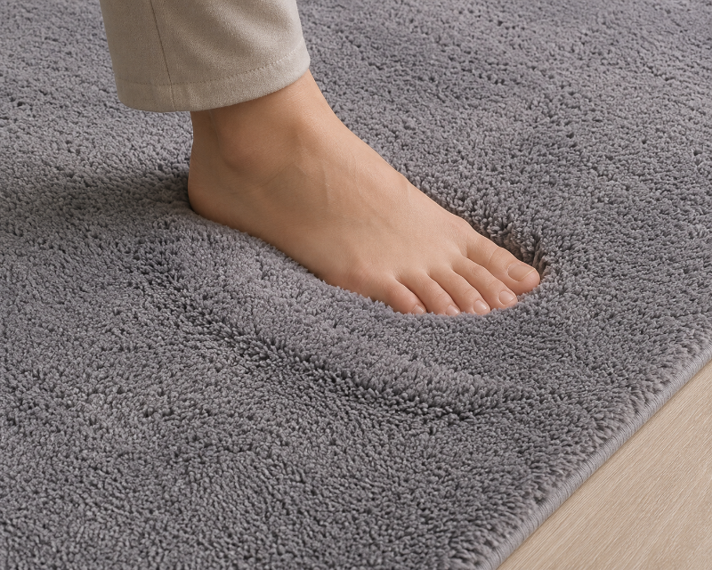 Tepih Aksu Royal Antracit – Qilim i Butë Anti-Slip Premium për Sallon dhe Dhomë Gjumi