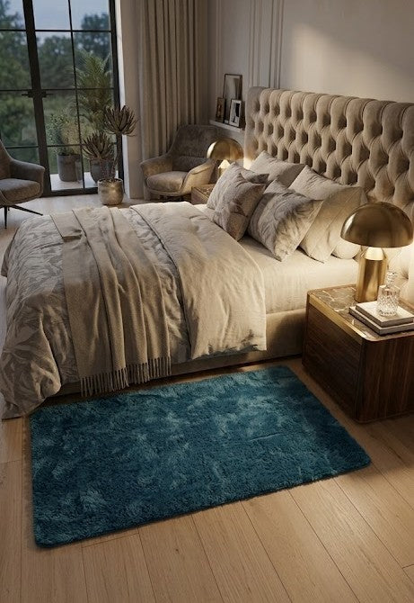 Tepih Aksu Royal Blu – Qilim i Butë Ngjyrë Blu Premium për Sallon dhe Dhomë Gjumi