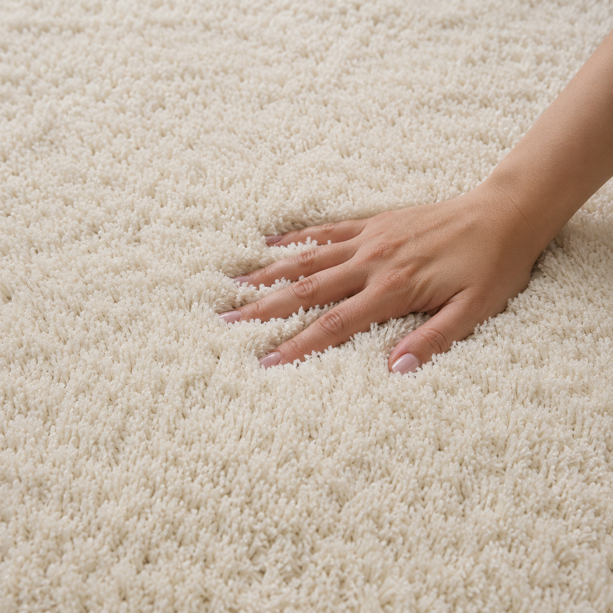 Tepih Aksu Royal Krem – Qilim i Butë Anti-Slip Premium për Sallon dhe Dhomë Gjumi