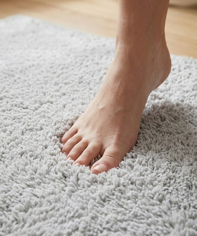 Tepih Aksu Royal Gri – Qilim i Butë Anti-Slip Premium për Sallon dhe Dhomë Gjumi