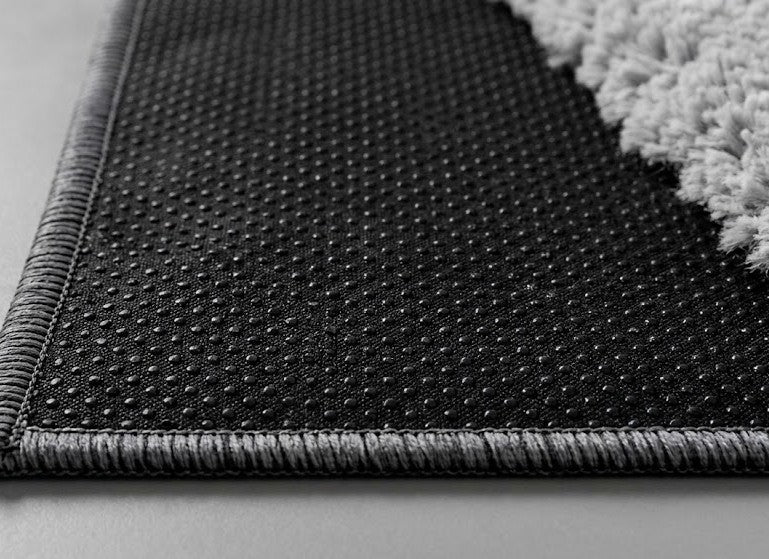 Tepih Aksu Royal Gri – Qilim i Butë Anti-Slip Premium për Sallon dhe Dhomë Gjumi