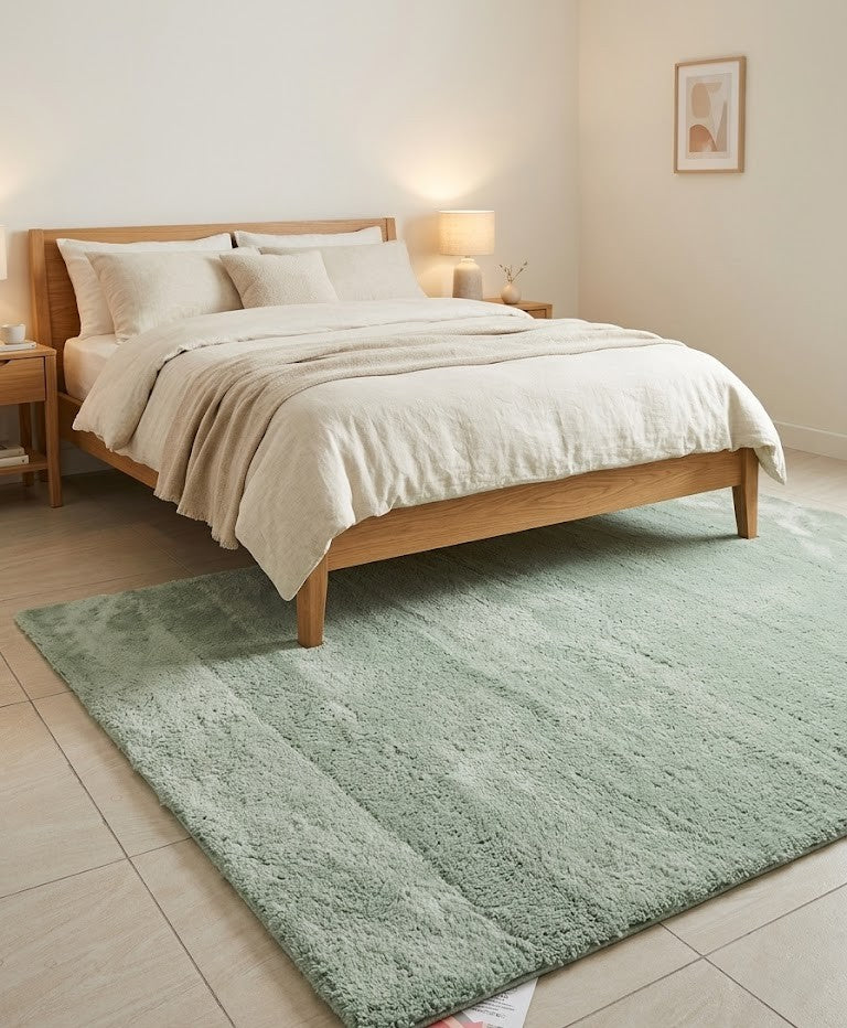 Tepih Aksu Royal Mentë – Qilim i Butë Anti-Slip Premium për Sallon dhe Dhomë Gjumi